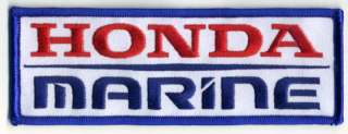 Honda Marine Fishing Outboard EMBROIDERED PATCH  