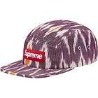 70 Shipped Supreme Ikat Purple Camp Cap Hat Snapback Box Logo 
