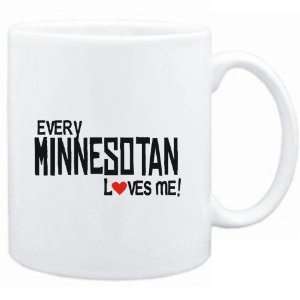  Mug White  EVERY Minnesotan LOVES ME  Usa States Sports 