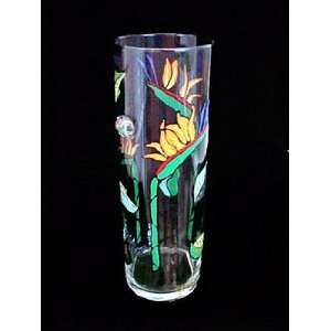   on the Stars Design   Hand Painted   Bud Vase   7.5 inches tall