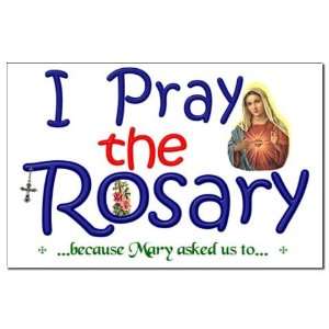 Pray the Rosary   MINII Poster Print d Religion Mini Poster Print by 