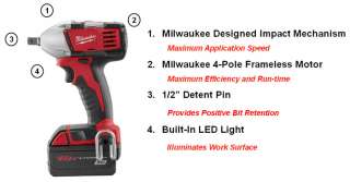   Volt M18 1/2 Inch Compact Impact Wrench with Detent