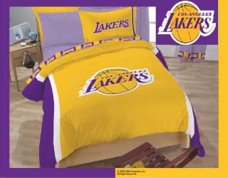 Teens NBA LA Lakers Comforter Bedding Sheets Set Full  