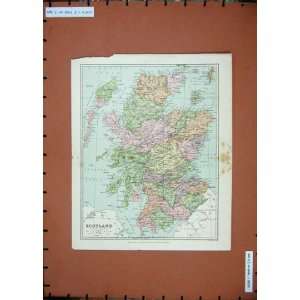   Antique Maps Scotland Orkney Shetland Minch Hebredes