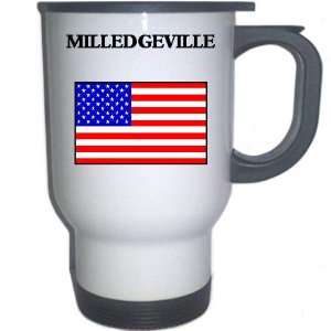 US Flag   Milledgeville, Georgia (GA) White Stainless 
