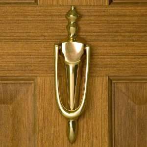  Middleton Solid Brass Door Knocker   Polished & Lacquered 