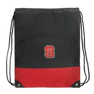 NC State Drawstring Bag Backpack Red NC State Wolfpack Draw String 