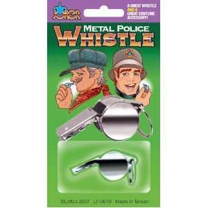  Metal Police Whistle 