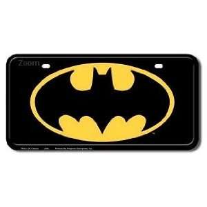    Batman Logo License Plate Metal Official Licensed Automotive