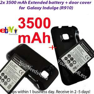 2x Samsung Indulge 3500mAh Extended Battery + Door 2x  