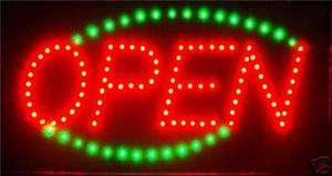 LED Neon Light Animated Motion OPEN Business Sign L33  