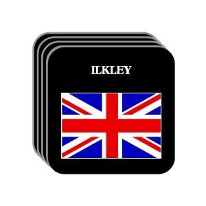  UK, England   ILKLEY Set of 4 Mini Mousepad Coasters 