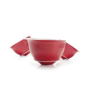  blinQ Melamine Set of 3 Bowls Berry Red