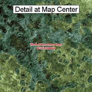  USGS Topographic Quadrangle Map   West of Horseshoe Head 