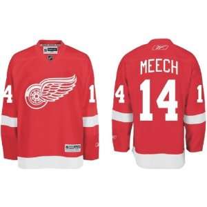  Meech #14 Detroit Red Wings Reebok Premier Home Jersey 