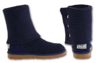 UGG® AUSTRALIA  CLASSIC CARDY  NAVY  WOMENS BOOTS  5819  NEW in 