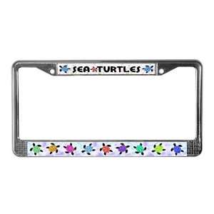  Sea Turtles Turtles License Plate Frame by  