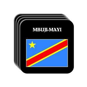   Congo   MBUJI MAYI Set of 4 Mini Mousepad Coasters 