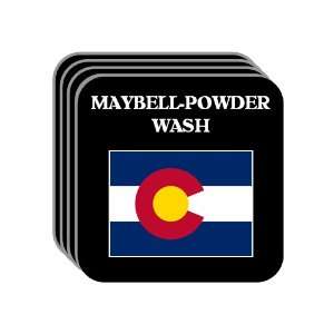  US State Flag   MAYBELL POWDER WASH, Colorado (CO) Set of 