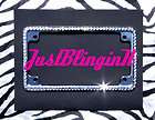 rhinestone motorcycle license plate frame sparkly bling $ 18 99 time 