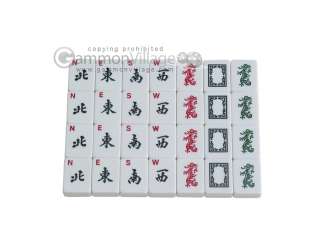 White Swan Mah Jongg Set   White Mahjong Tile/Blue Case  