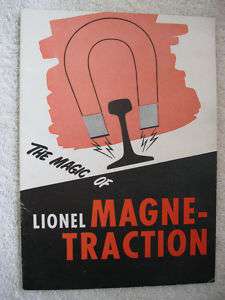 VINTAGE MAGIC OF LIONEL MAGNE TRACTION PAMPLET BOOKLET  