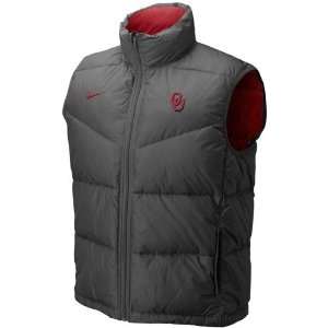   Sooners Charcoal Matriculation Quilted Vest