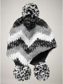 NWT GAP KIDS Girls Chunky Knit Hat True Black S/M Small/Medium  