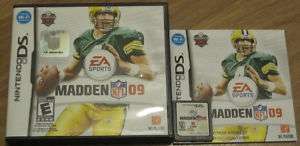 Madden NFL 09 (Nintendo DS, 2008) used/complete 014633153415  