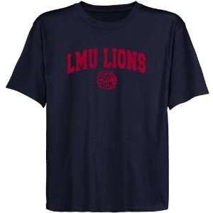  NCAA Loyola Marymount Lions Youth Navy Blue Logo Arch T 