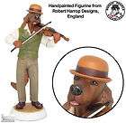 irish setter fiddler robert harrop doggie people dog figurine statue