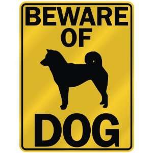 BEWARE OF  SHIBA INUS  PARKING SIGN DOG