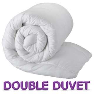 LUXURY HOLLOWFIBRE DUVET QUILT NONALLERGENIC POLYCOTTON  