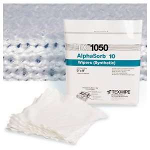 ITW Texwipe AlphaSorb 10 Sealed Border Polyester Wipers, Size 9 x 9 