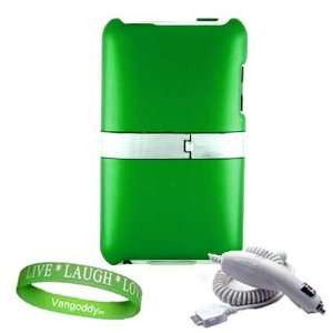   Stand ** GREEN ** + Ipod ITouch Car Charger + Live * Laugh * Love