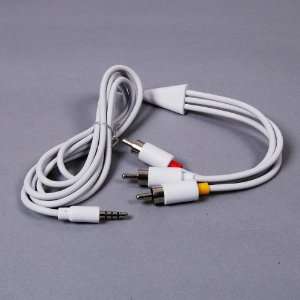  iPod Nano Touch iPhone 3G 3GSAV Video Cable White 