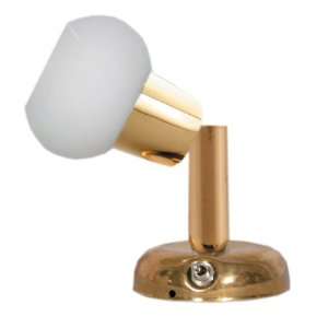  LED SWIVEL BRASS READING WALL LIGHT DIMMABLE MARINE BOAT 