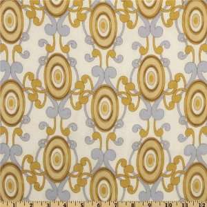   Iron Works Gold/Silver Fabric By The Yard Arts, Crafts & Sewing