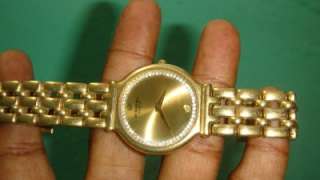 Raymond weil Geneve18k Gold plated Date All Original Ladies Watch 