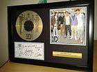ONE DIRECTION   SIGNED FRAMED GOLD COLLECTORS DISC up all night love 