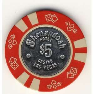 Shenandoah Casino Las Vegas Nevada Coin $5 Chips  Sports 