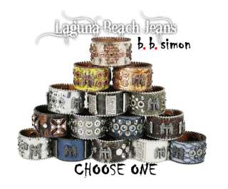   Beach Jeans B.B. SIMON Swarovski Cuff BRACELET Choose one 2011  