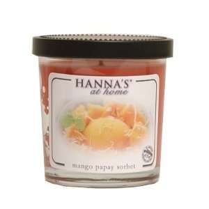    Hannas At Home Mango Papaya Sorbet 4oz Candle