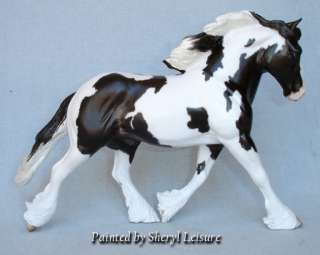   long feathers on the legs to make it a Gypsy Vanner. Then I painted it