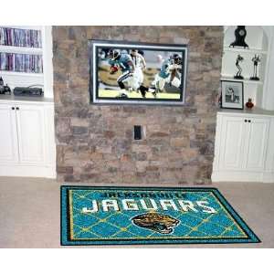 Jacksonville Jags Jaguars 5X8 ft Area Rug Floor/Door Carpet/Mat 