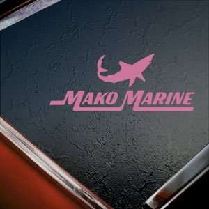  Mako Sharks Pink Decal BOAT CRUISER Truck Window Pink 