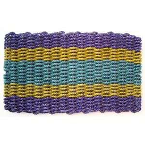  Maine Float Rope Co.   Recycled Float Rope Doormat Purple 