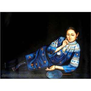   Art / Oriental Art / Chinese Oil Painting   Maiden