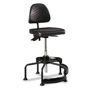  Safco  TaskMaster Deluxe Industrial Chair, Black    Sold 