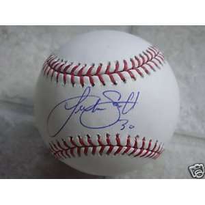 Luke Scott Autographed Baseball   Official Ml   Autographed Baseballs 